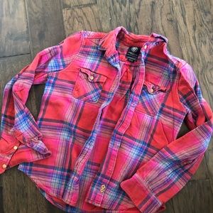 Flannel top M